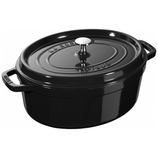 Staub Braadpan Shiny-Black 31cm