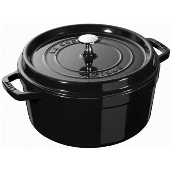 Staub Braadpan Shiny-Black 24cm