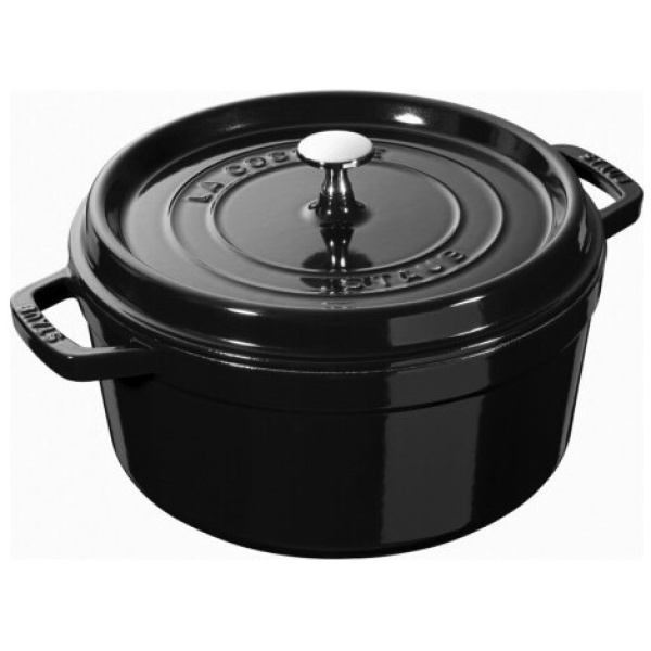 Staub Braadpan Shiny-Black 28cm