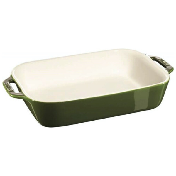 Staub Ovenschaal Groen 34x24cm