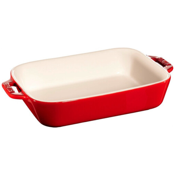 Staub Ovenschaal Rood 14x11cm