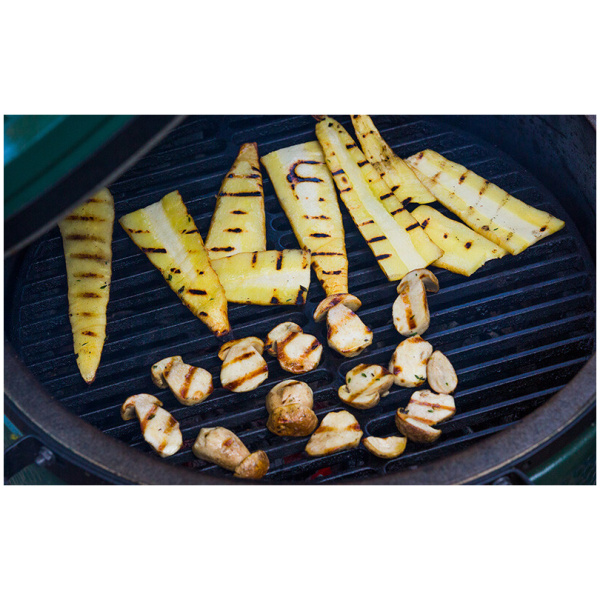 cast iron grid vegetables