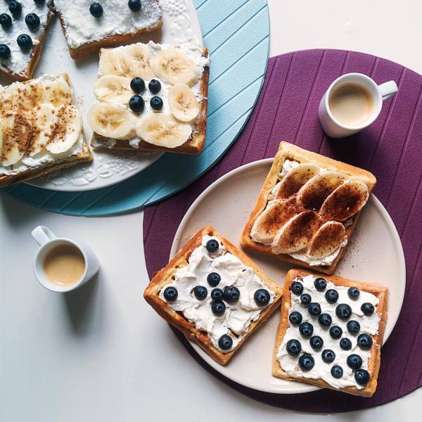 Wafels en koffie