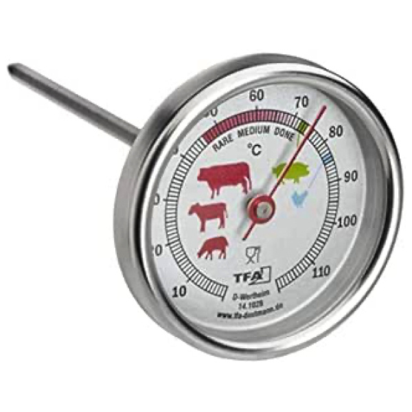 Vleeskernthermometer RVS