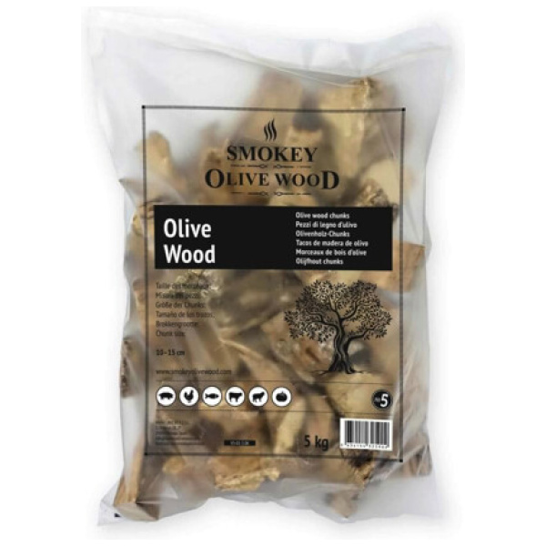 Smokey Olive Wood Olijf-Chunks-1.5kg