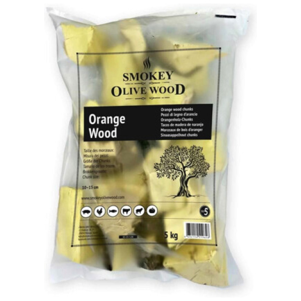 Smokey Olive Wood Sinaasappel-Chunks-1.5kg
