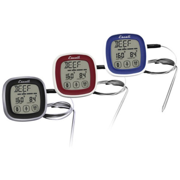 Escali Touchscreen Thermometer-Timer Rood