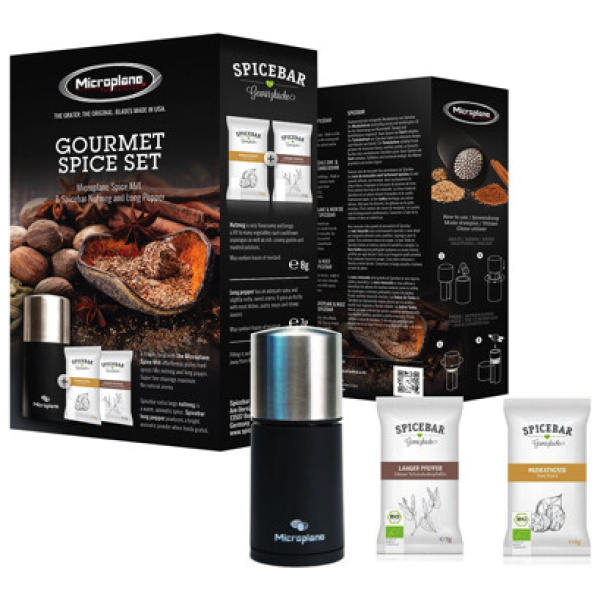 Microplane Gourmet Spice-Set Nootmuskaatmolen