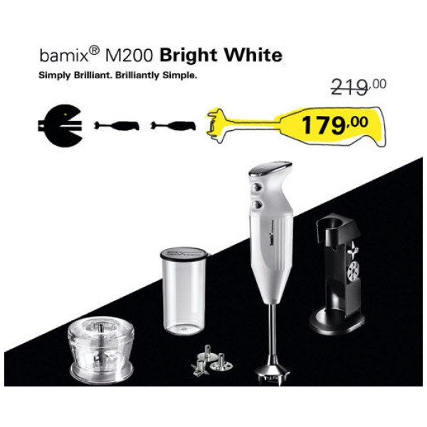 Bamix M200 Bright White
