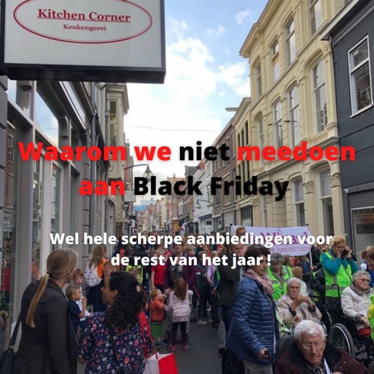 Waarom we niet meedoen met Black Friday