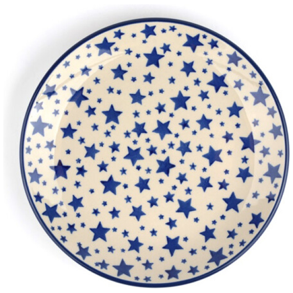 Bunzlau Castle Ontbijtbord White-Stars-20cm