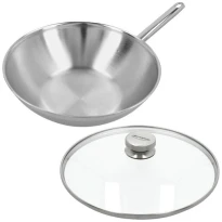 Demeyere Apollo-7-Wok-30cm Gratis-Deksel