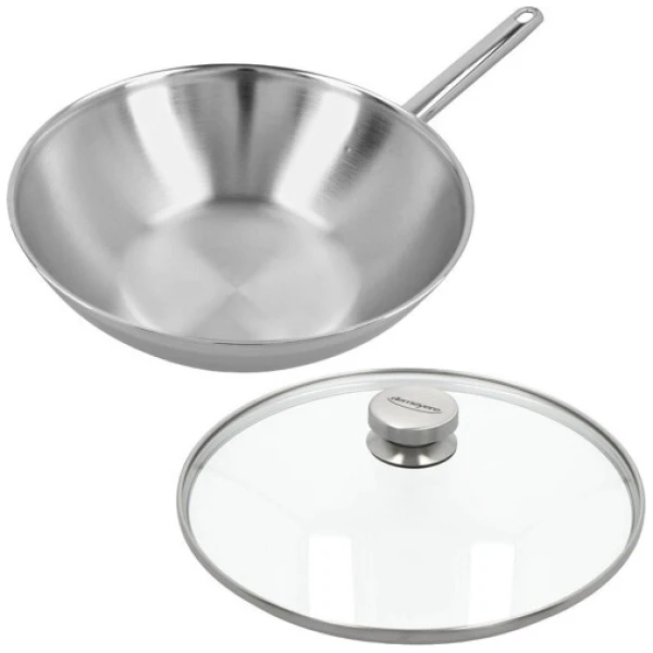 Demeyere Apollo-7-Wok-30cm Gratis-Deksel