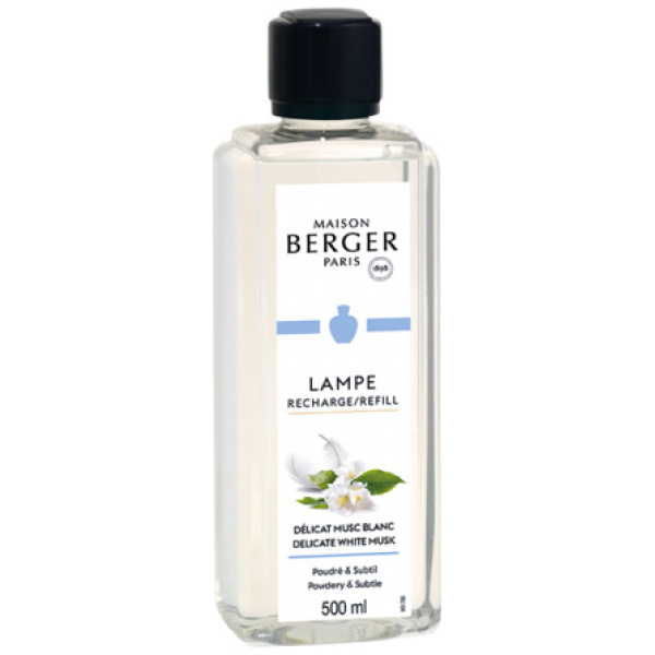 Lampe Berger Huisparfum Délicat-Musc-Blanc-500ml