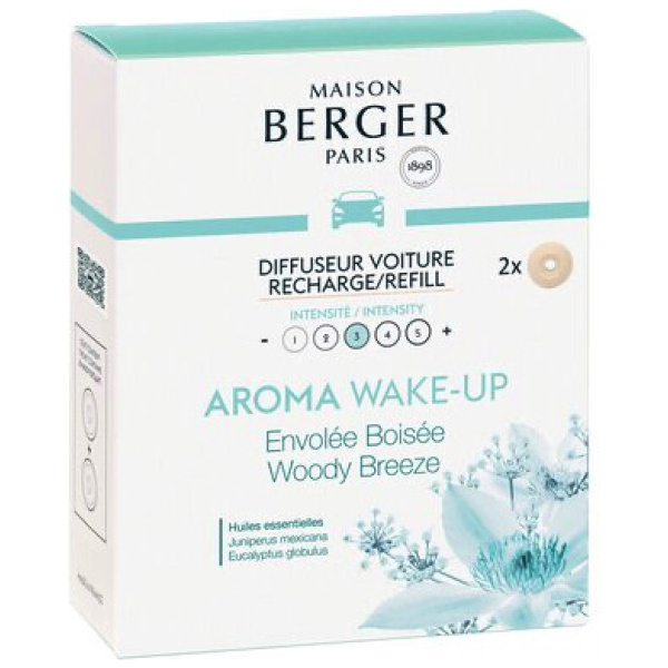 Maison Berger Autoparfum Navullingen Aroma-Wake-Up