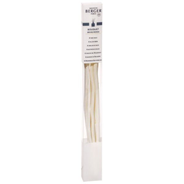 Maison Berger Geurstokjes 6-Natuurlijke-Wilgenhout-Sticks-27cm