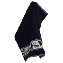 Bunzlau Castle Keukendoek Hond Donkerblauw