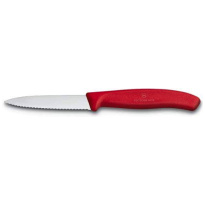 Victorinox Groente-Schilmesje Swiss Classic-Gekarteld-Rood-8cm