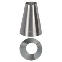 Spuitmondje Rond RVS No28-17mm