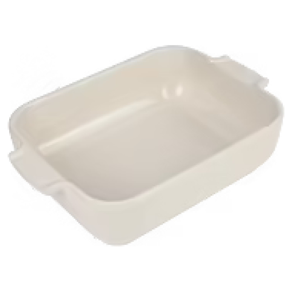Peugeot Appolia Ovenschaal Rechthoekig-22cm-Ecru