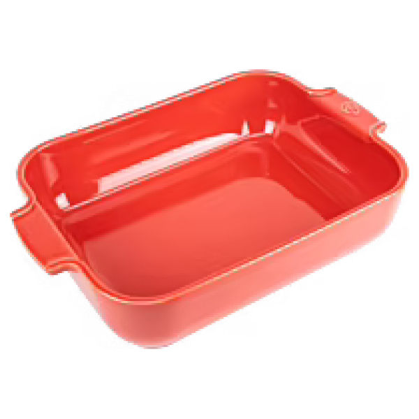 Peugeot Appolia Ovenschaal Rechthoekig-32cm-Rood