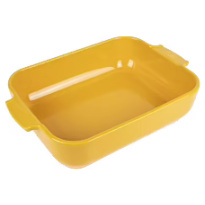 Peugeot Appolia Ovenschaal Rechthoekig-40cm-Saffraangeel