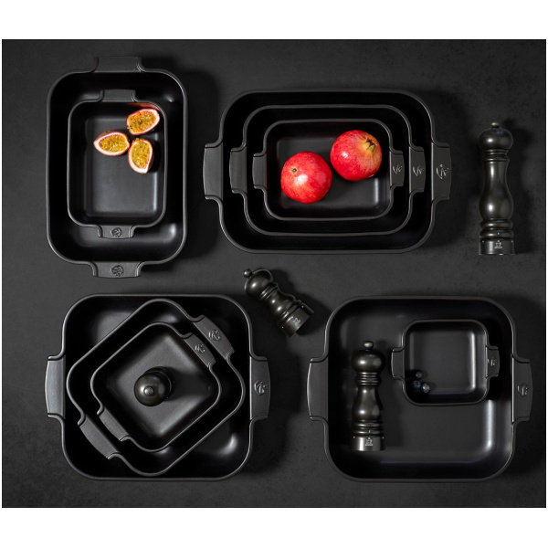 Peugeot Appolia Ovenschaal Rechthoekig-40cm-Satijnzwart - Afbeelding 2
