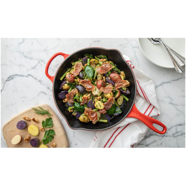 Le Creuset Skillet Koekenpan Signature Kersenrood-20cm - Afbeelding 2