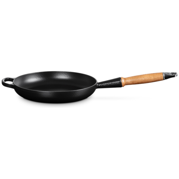 Le Creuset Koekenpan Signature Matzwart-28cm