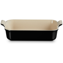 Le Creuset Ovenschaal Rechthoekig-Ebbenzwart-32cm