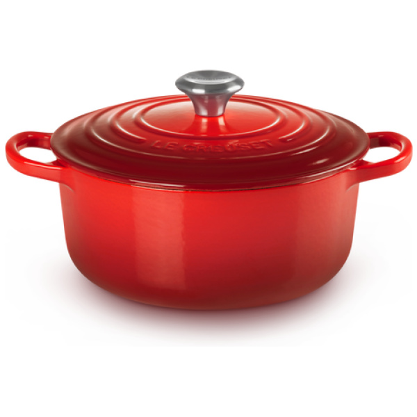 Le Creuset Braadpan Signature Kersenrood-22cm