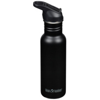 Klean Kanteen Drinkfles-Classic-Narrow 532ml-Flipsportdop-Black