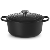 Le Creuset Braadpan Signature Matzwart-26cm