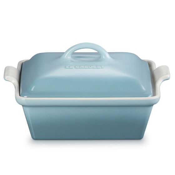 Le Creuset Heritage Ovenschaal met deksel Sea Salt 23cm Le Creuset Heritage Ovenschaal met deksel-Sea-Salt-23cm