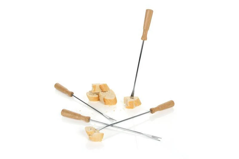 Web 320116 LIFE fondue forks OAK 001 34112802 732d 4fd8 b5c2 Boska Fonduevorken Oslo 4-stuks - Afbeelding 2