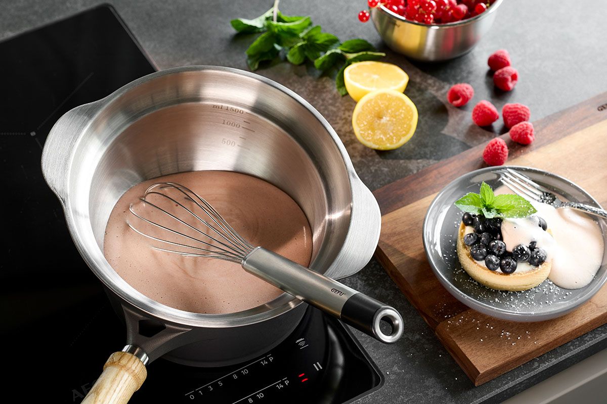 28133 edelstahlschuessel premio 23cm ambiente Gefu Mengkom Premio RVS-27cm - Afbeelding 2