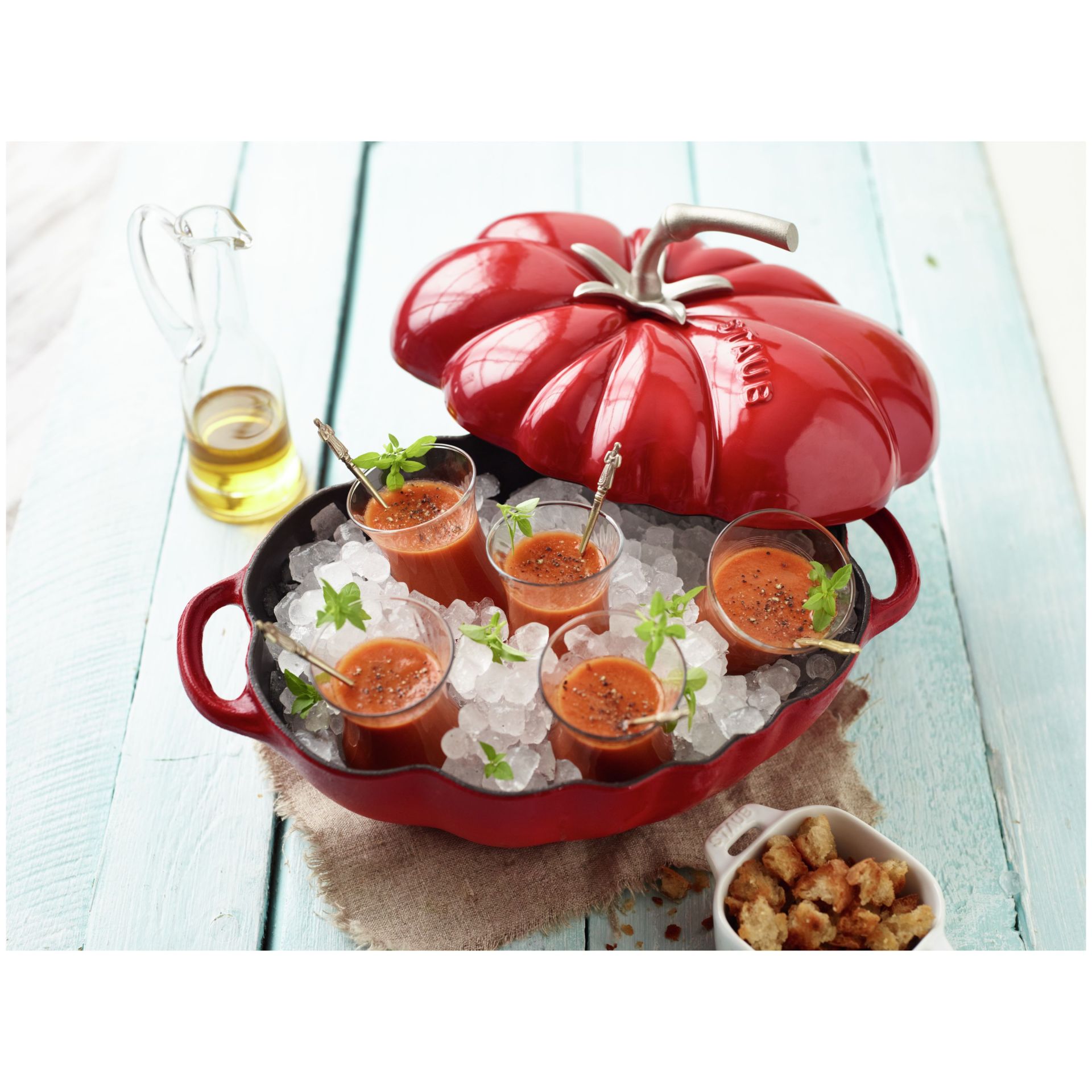 Staub Braadpan Tomaat-25cm - Afbeelding 3